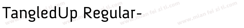 TangledUp Regular字体转换